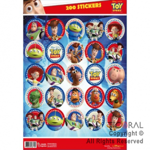 TOY STORY 4 STICKERS AUTOADHESIVOS x 24 UNIDADES